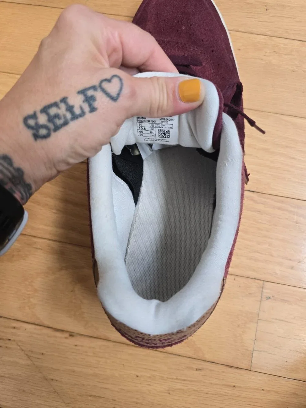 New Balance | Numeric Burgundy Suede Skateboard Sneakers | MENS 11
